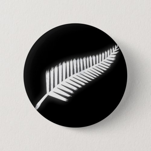 NZ Silver Fern National Emblem Patriotic Button