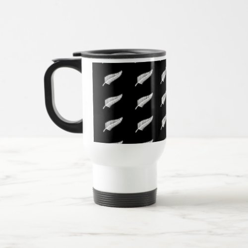 NZ Silver Fern National Emblem Patriotic Gift Travel Mug