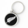 NZ Silver Fern National Emblem Patriotic Keychain
