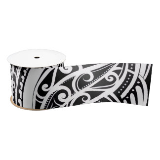 NZKULTURE unique Māori design Satin Ribbon