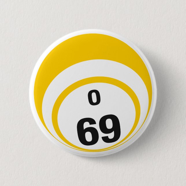 O69 Bingo Ball button (Front)