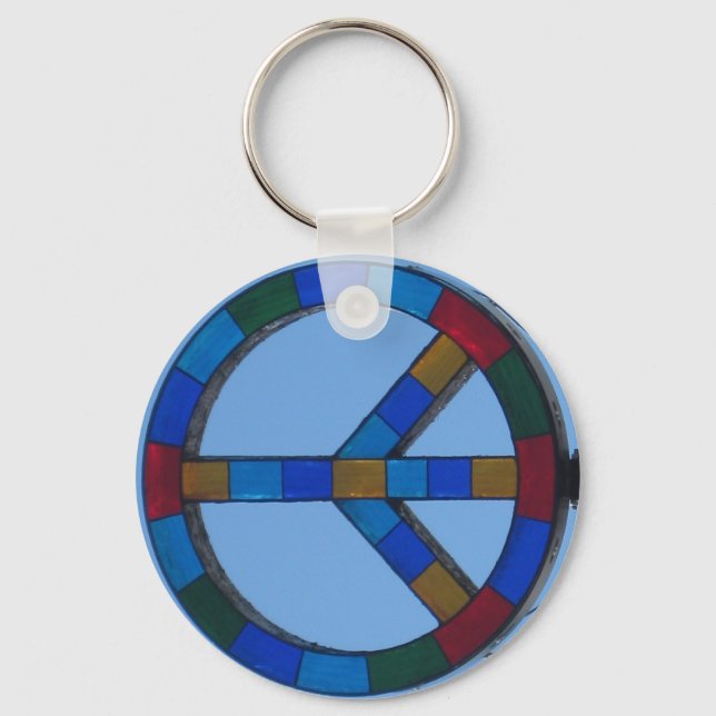 O.B. Peace Sign keychain (Front)