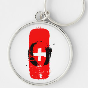 O+ Blood Type Keychain