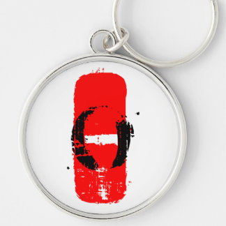 O- Blood Type Keychain