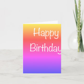 O.C.D. birthday card
