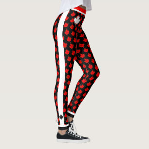 O Canada Maple Leaf on (your color) Leggings