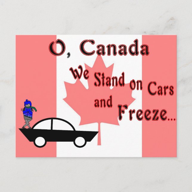 O Canada Postcard (Front)