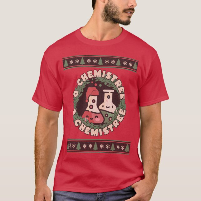 O Chemistree Christmas T-Shirt (Front)