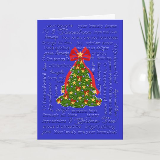 o christmas tree card o tannenbaum carol lyrics holiday card - Oh Christmas Tree How Lovely Are Your Branches Lyrics o christmas tree card o tannenbaum carol lyrics holiday card - Oh Christmas Tree How Lovely Are Your Branches Lyrics