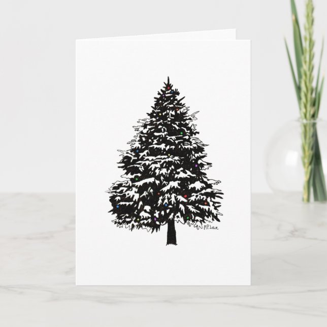 O Christmas Tree Holiday Card (Front)