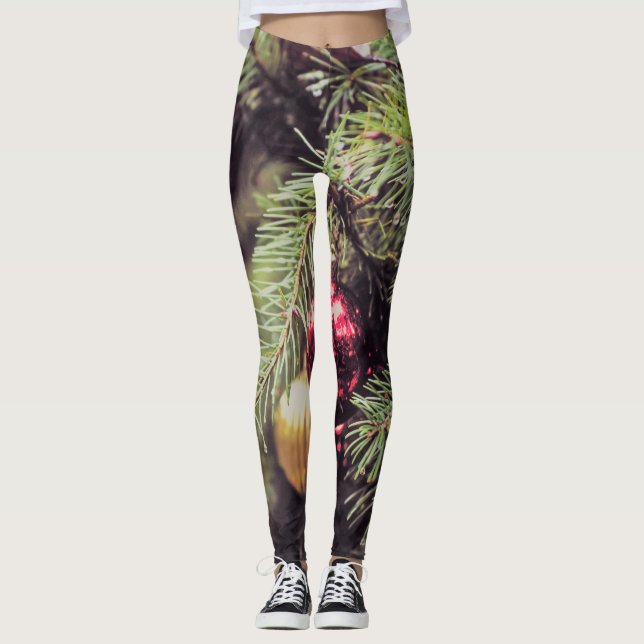 O Christmas Tree Leggings (Front)