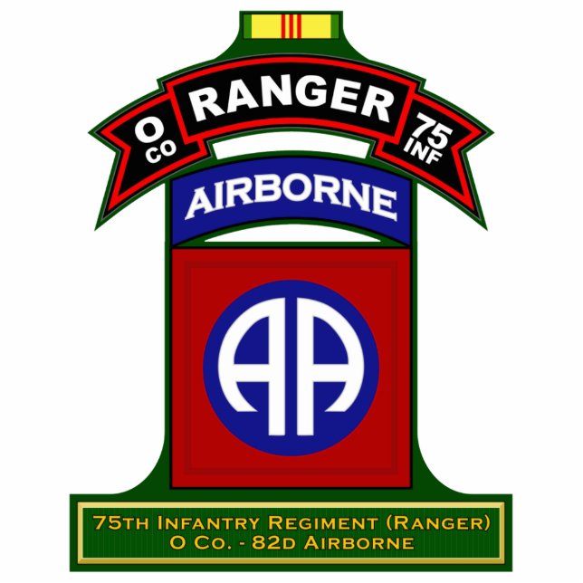 O Co, 75th Infantry Regiment - Rangers, Vietnam Cutout (Front)