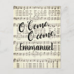 O Come, Emmanuel Postcard