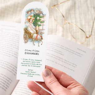 O Come, O  Come Emmanuel (Lyrics) Advent Bookmarks