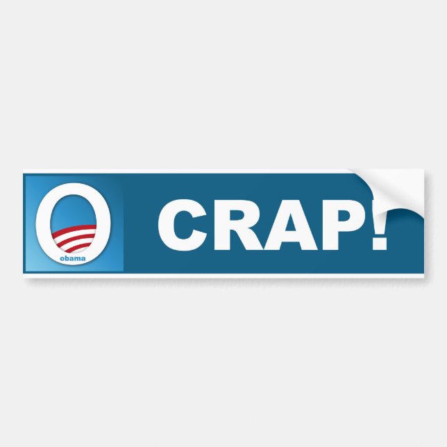 O Crap Bumper Sticker (Front)