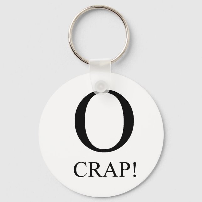 O Crap keychain (Front)