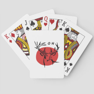 O Dear O Dear Red Retro Classic Design Poker Cards