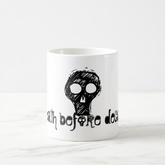o, death before decaf!, hw designs color morph mug 