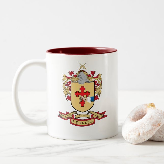 O"Donnell Coat of Arms Mug (With Donut)