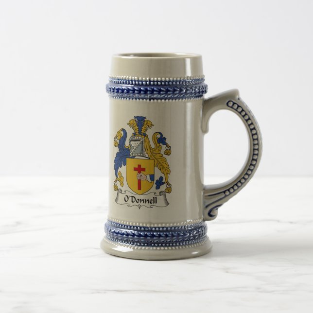 O Donnell Coat of Arms Stein - Family Crest (Right)