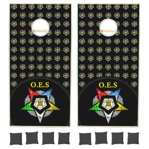 O.E.S~ CORNHOLE SET