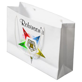 O.e.s~ Large Gift Bag by OcularPassion at Zazzle