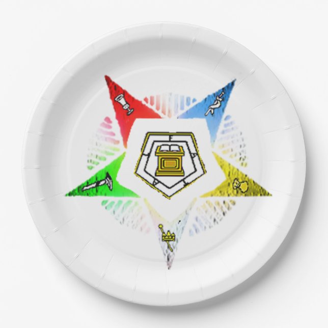 O.E.S~ PAPER PLATES (Front)