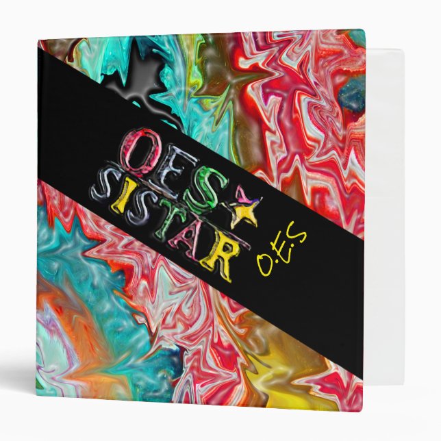 O.E.S SISTAR 3 RING BINDER (Front/Inside)