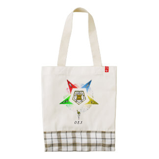 O.E.S~ ZAZZLE HEART TOTE BAG