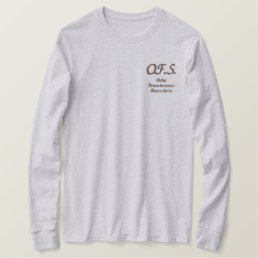 O.F.S. Third Order Franciscan Embroidered Shirt