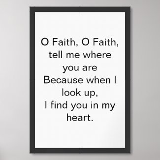 O Faith Inspirational Quote