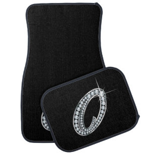 O Faux-"Diamond Bling" Car Mat