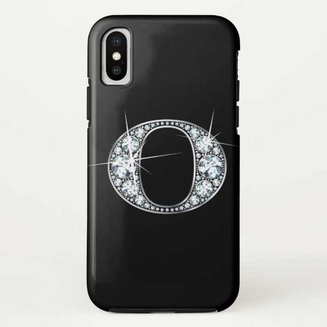 O Faux "Diamond Bling" Case-Mate iPhone Case (Back)