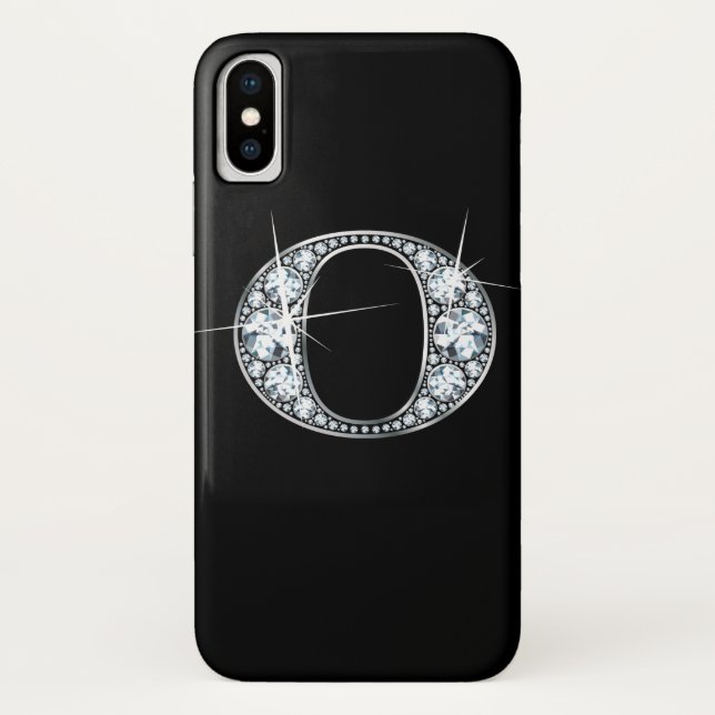 O Faux "Diamond Bling" Case-Mate iPhone Case (Back)