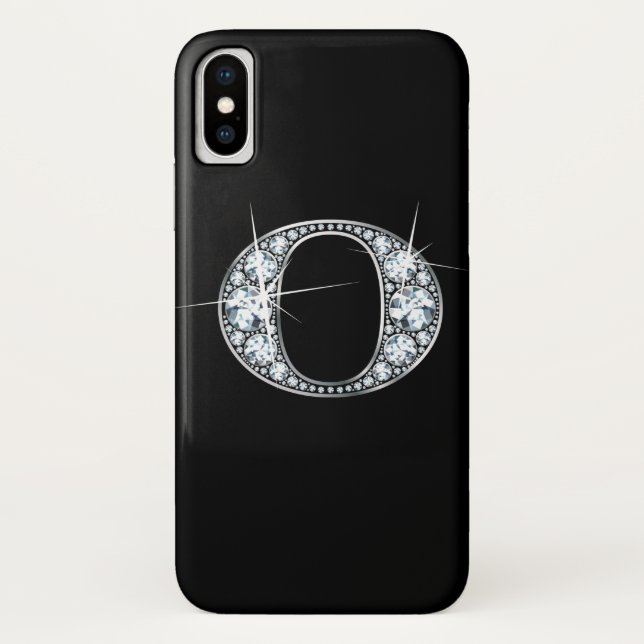 O Faux "Diamond Bling" Case-Mate iPhone Case (Back)