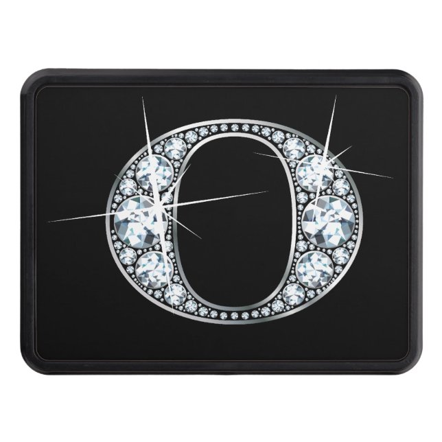 O Faux-"Diamond Bling" Trailer Hitch Cover (Front)