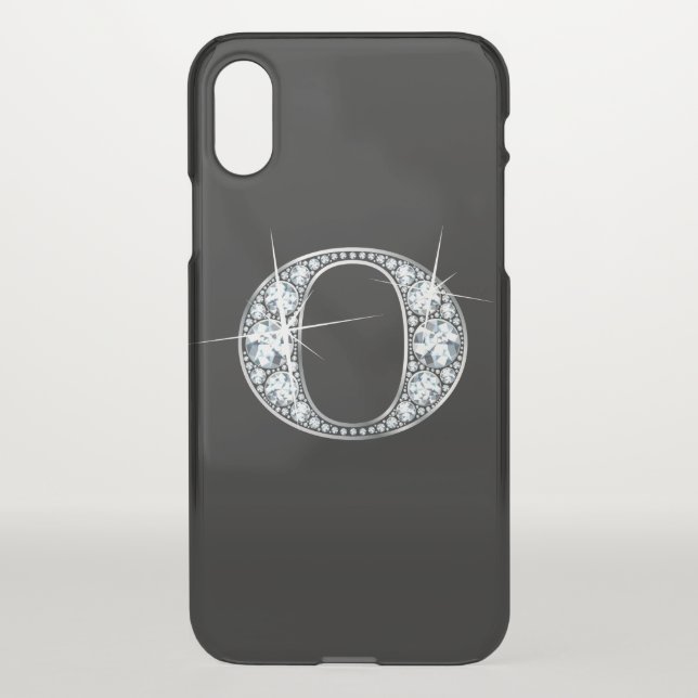 O Faux "Diamond Bling" Uncommon iPhone Case (Back)