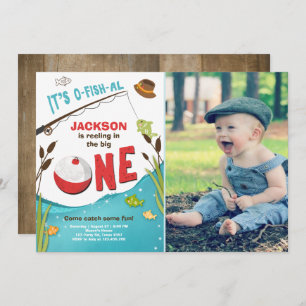 o-fish-al Fishing Birthday Invitation The big one