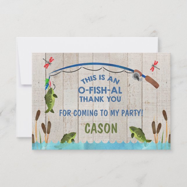 O fish al Thank You Card (Front)