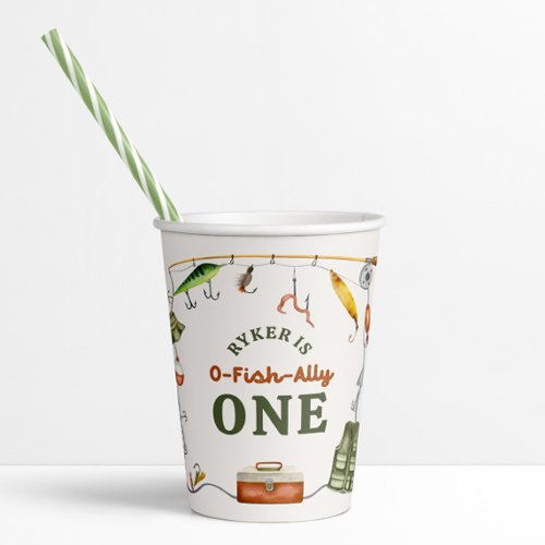 O-Fish-Ally Birthday Paper Cup