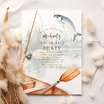 O-Fish-Ally Fishing Themed 40th Birthday Party Invitation<br><div class="desc">Embark on a journey to a serene lakeside with our fish-themed 40th birthday invitations. Filled with watercolor illustrations of a tranquil lake, lush trees, a rustic boat, a poised fishing rod and graceful fish, these invitations promise a celebration that's much more than memorable - it's an experience. And with a...</div>
