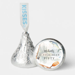 O-Fish-Ally Fishing Themed Birthday Party Hershey®'s Kisses®