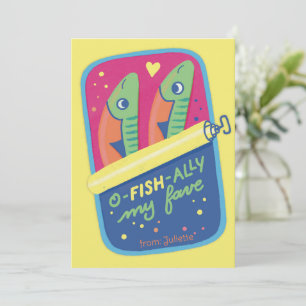 O-fish-ally My Fave - Valentine Holiday Card