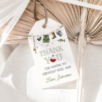 O-fish-ally One 1st Birthday Favor Tags