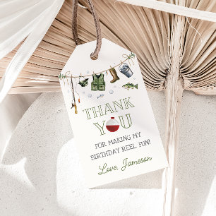 O-fish-ally One 1st Birthday Favor Tags