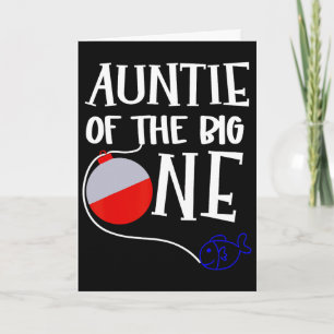 O-fish-ally One Auntie Of The Big One Birthday Boy Card