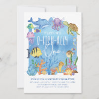 O-fish-ally One Birthday Invitation for Any Age