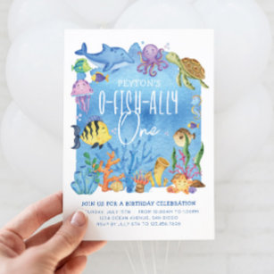 Customized Fishing themed Favor tags- Thank you for making my birthday  'REEL' fun! Party for an o-FISH-ally ONE birthday- Instant download