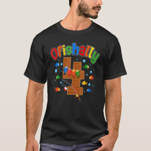 O Fish Ally One Birthday Outfit 4 Year Old Little  T-Shirt
