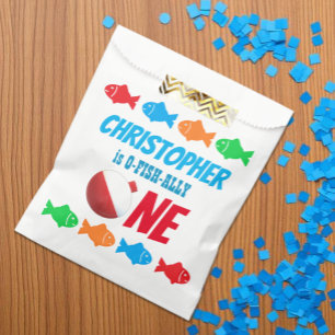 O-Fish-Ally One Fishing 1st Birthday Favor Bag